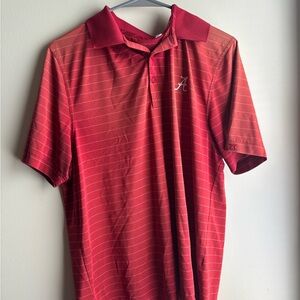 Alabama Crimson Tide Cutter and Buck Red Polo Large
